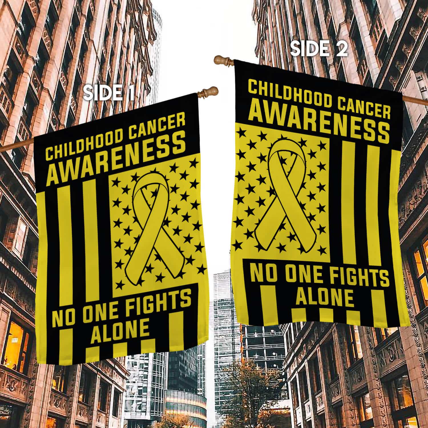 30X40 (side 1) House Flag Mockup 2 Side-1