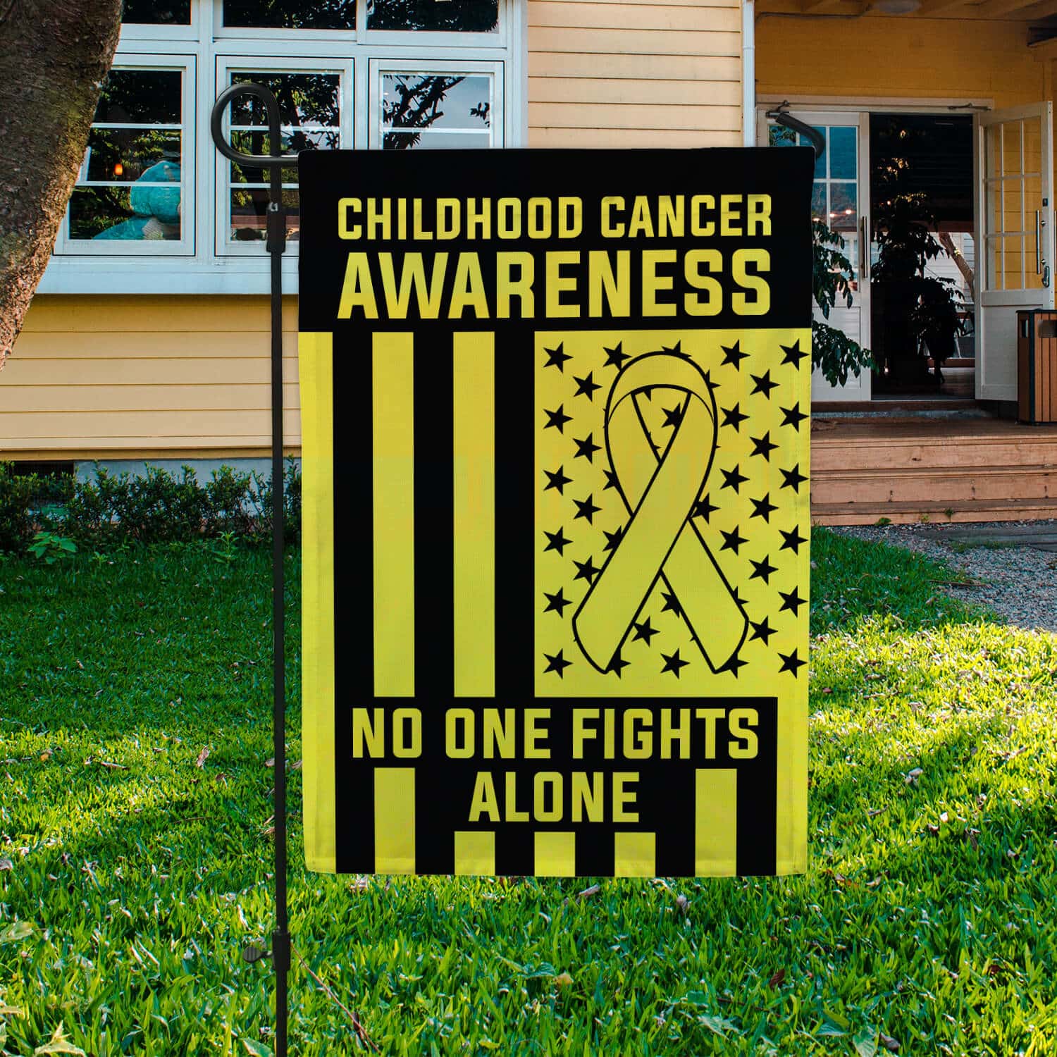 30X40 (side 1) Garden Flag Mockup 3