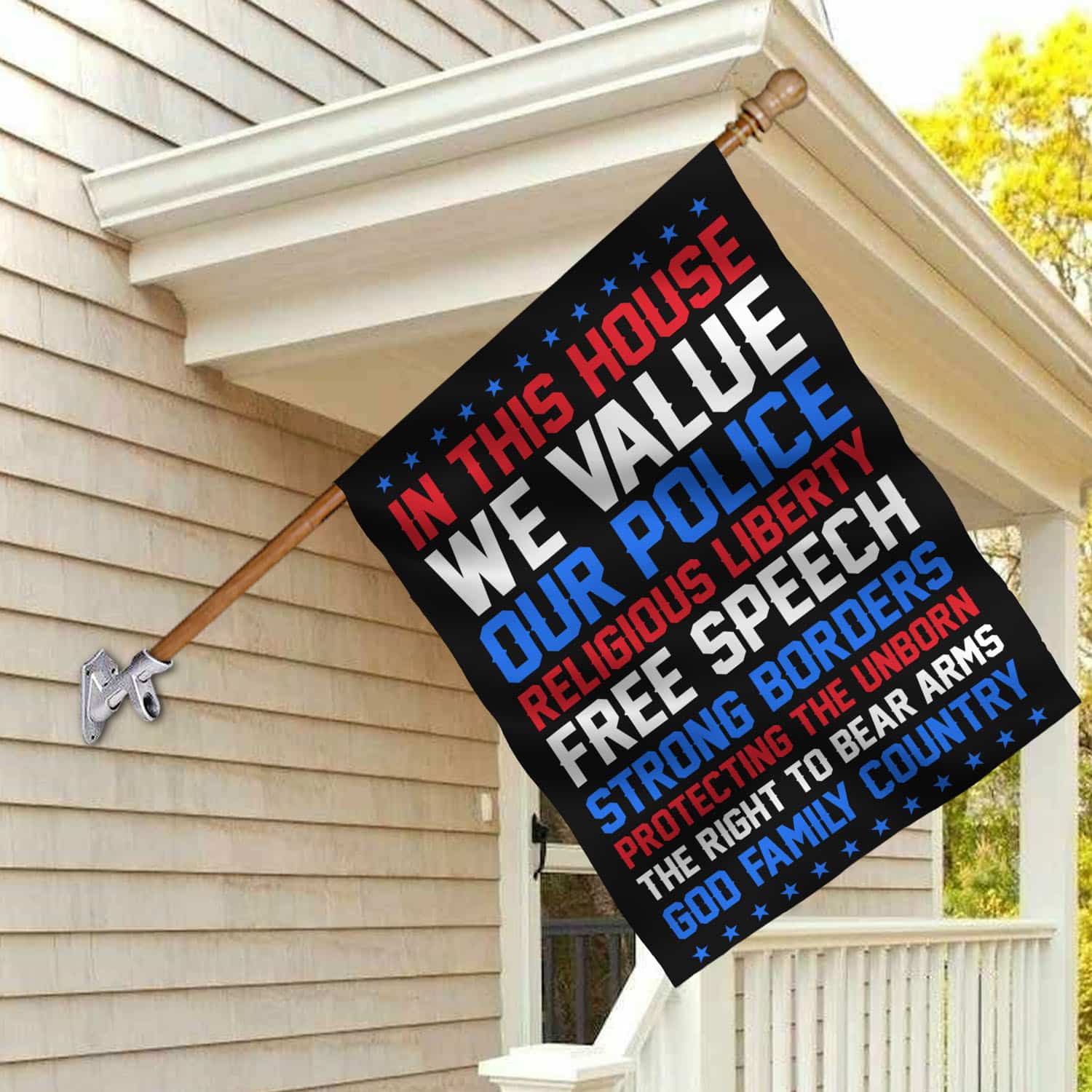 30x40 House Flag Mockup 2