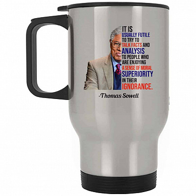 14 oz. Silver Travel Mug