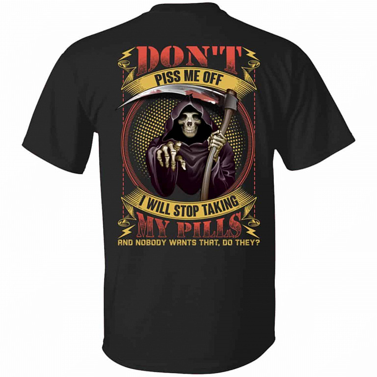 Grim Reaper Shirt, Black, Unisex T-Shirt