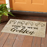 4KT. Come In, We're Golden Doormat mockup 1