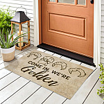 4KT. Come In, We're Golden Doormat mockup 8