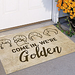 4KT. Come In, We're Golden Doormat mockup 11