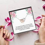 To Be Nobody but Yourself in A World Which Is Doing Its Best Day and Night Interlocking Hearts Pendant Necklace To Be Nobody but Yourself in A World Which Is Doing Its Best Day and Night Interlocking Hearts Pendant Necklace