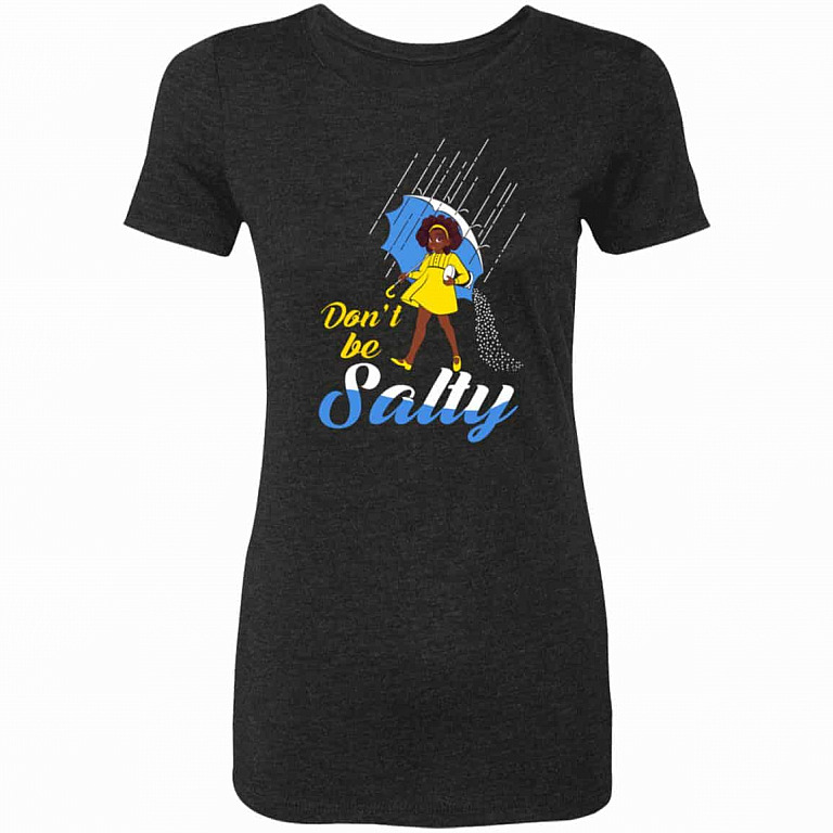 salty, Vintage Black, Premium Ladies T-Shirt