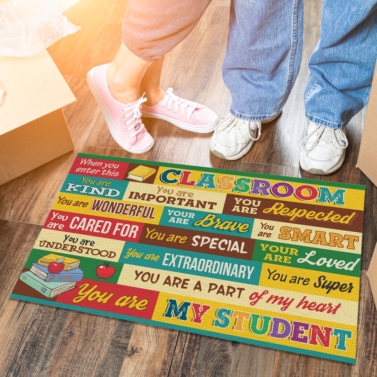 8LV. When You Enter This (4) Doormat mockup 6