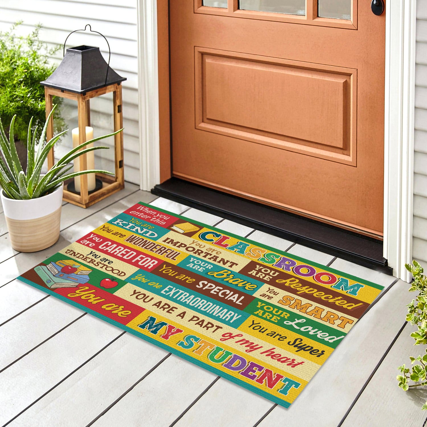 8LV. When You Enter This (4) Doormat mockup 8