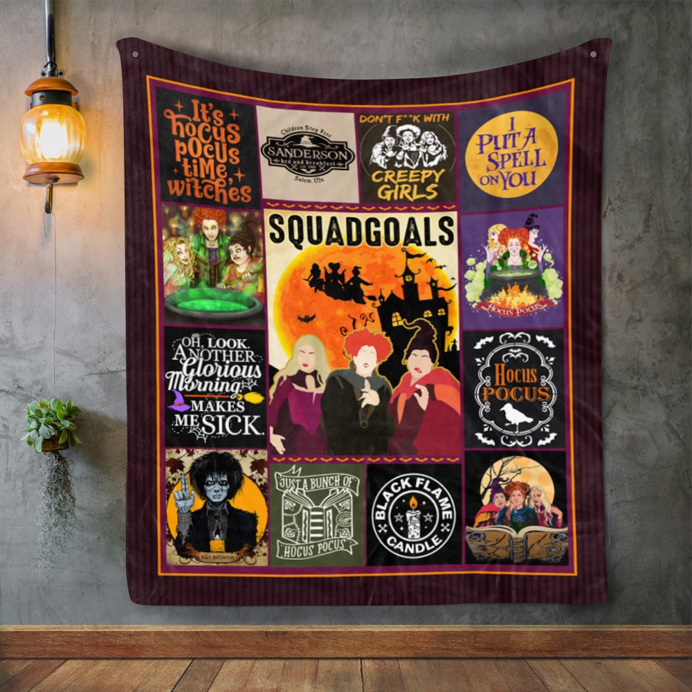 12LV. Squad Goals BLANKET(8) Blanket Mockup 2