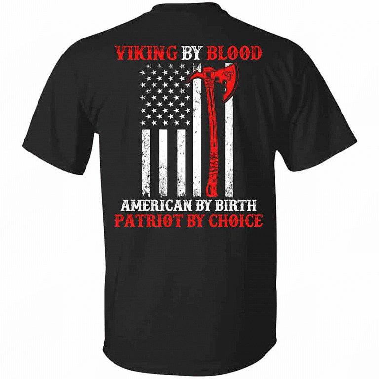 Viking By Blood Tshirt, Black, Unisex T-Shirt