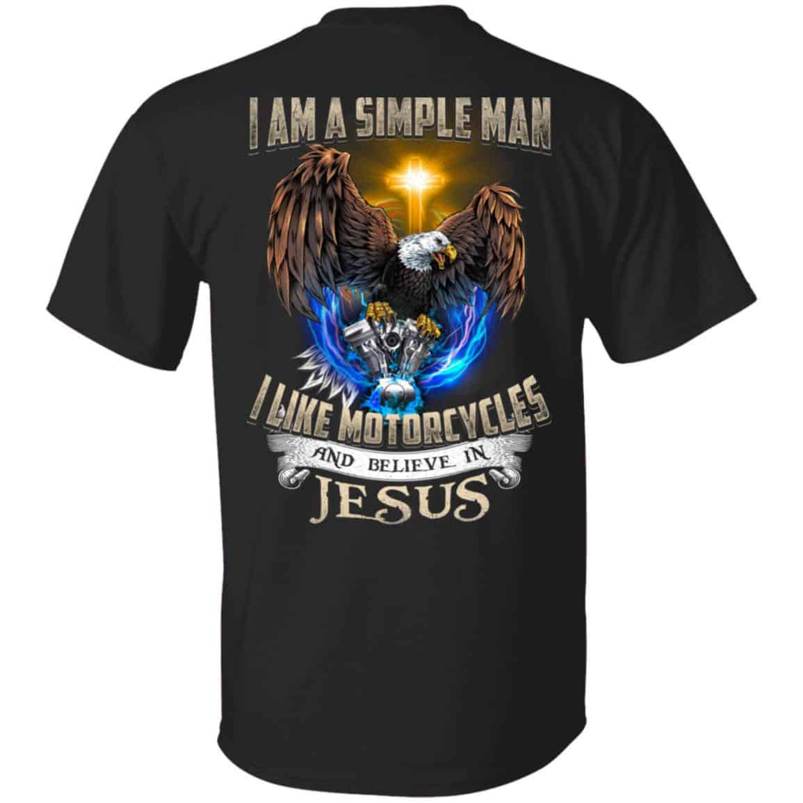 simple man shirt, Black, Unisex T-Shirt