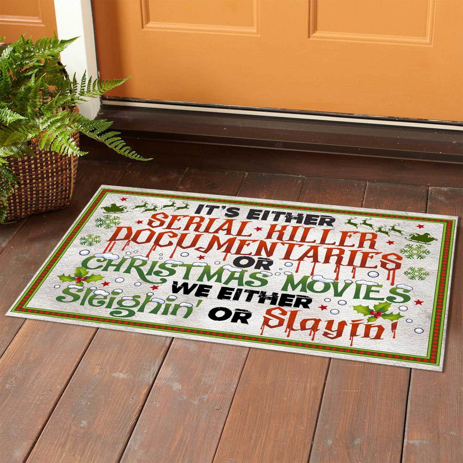 28 HG. Serial Killer(4) Doormat mockup 1