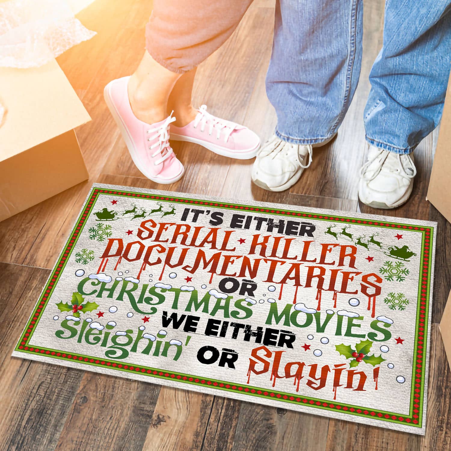 28 HG. Serial Killer(4) Doormat mockup 6