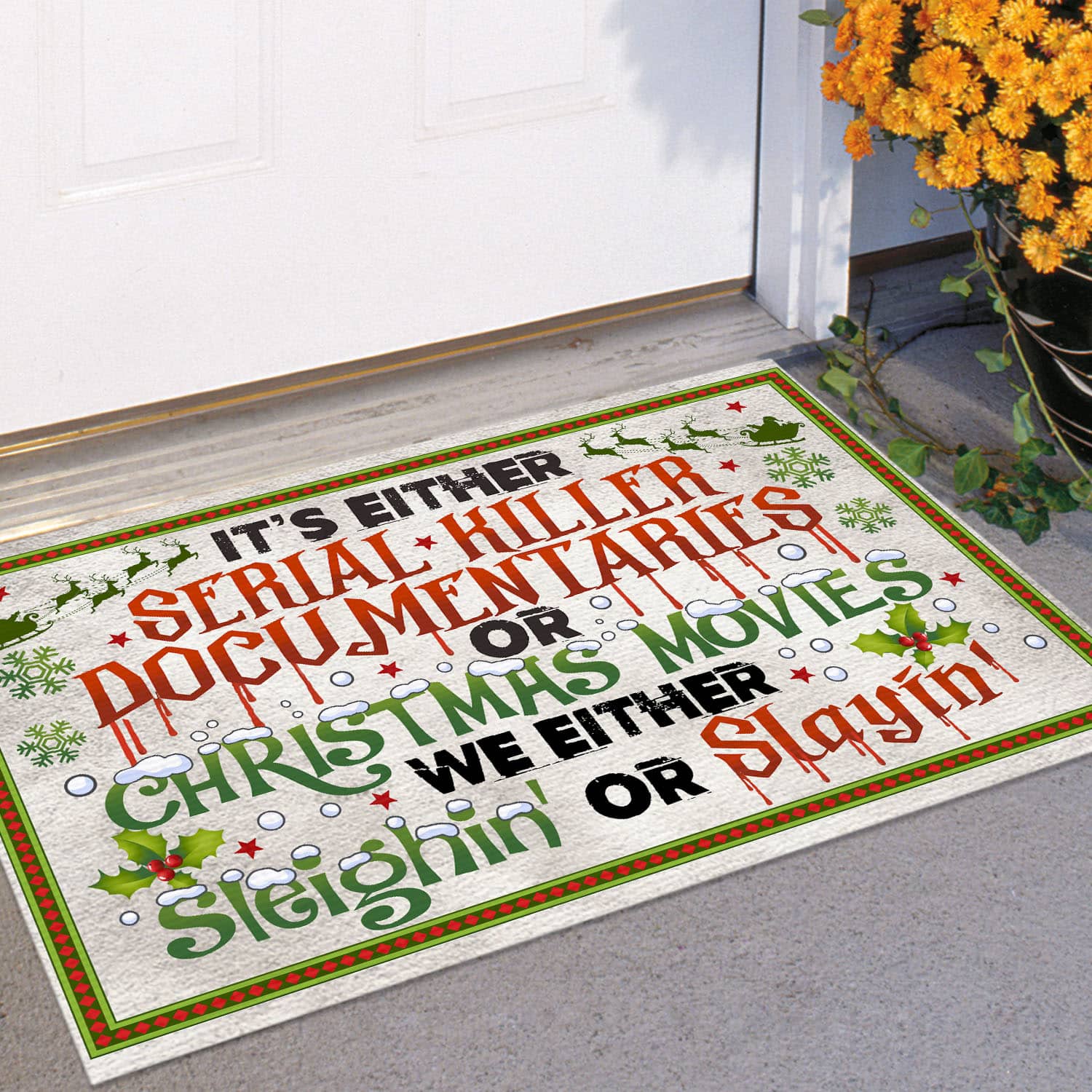 28 HG. Serial Killer(4) Doormat mockup 11