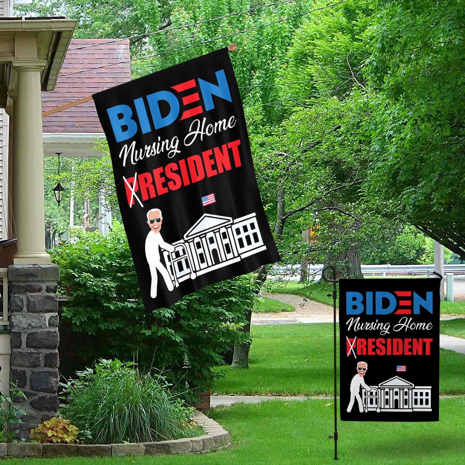 11LV. Biden Nursing Home 30x40 Garden & House Mockup 1