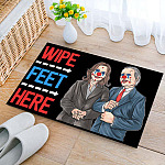 Wipe Feet Here Mat Biden Harris Entrance Indoor Outdoor Decorative Doormat