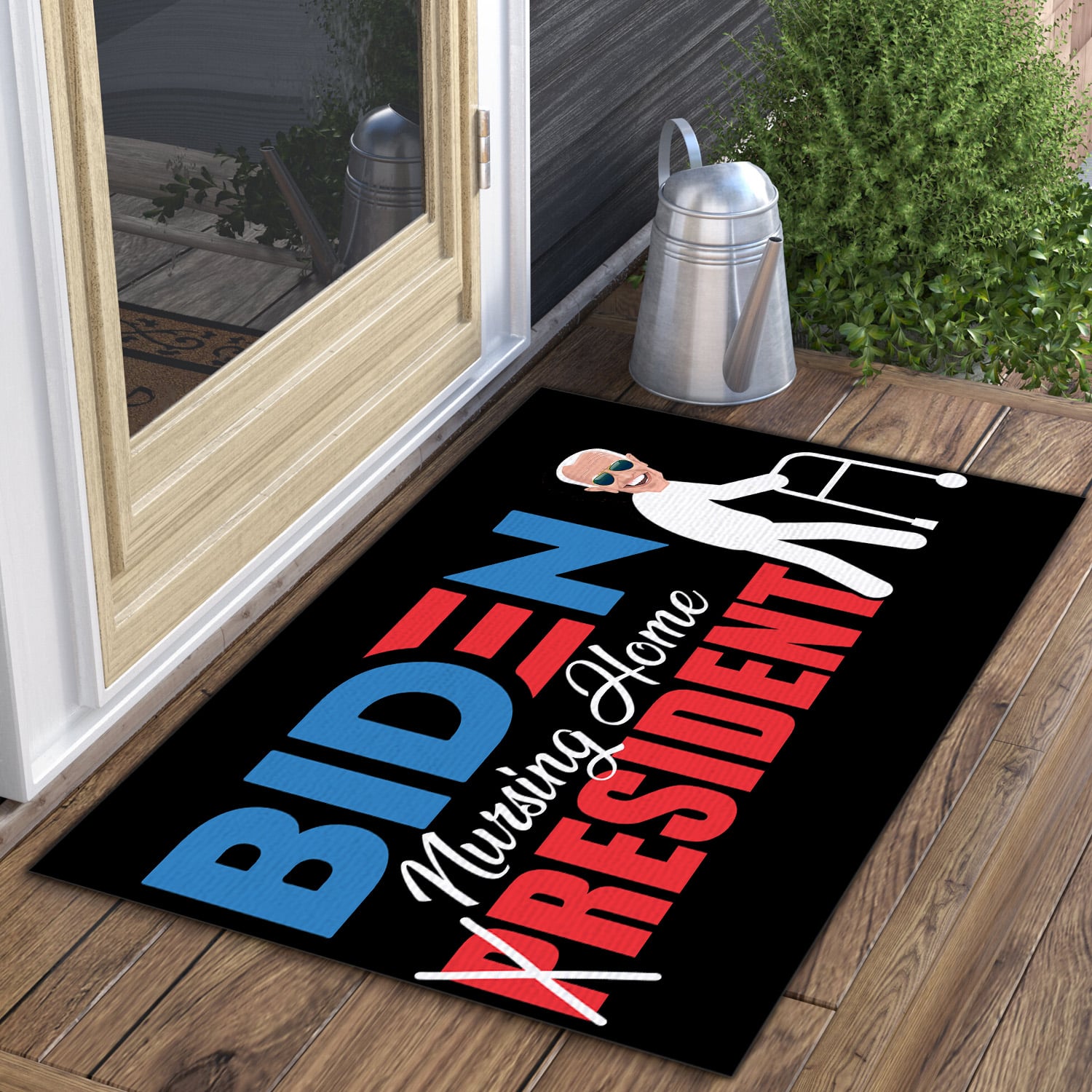 LV. Biden Nursing Home doormat Doormat mockup 3