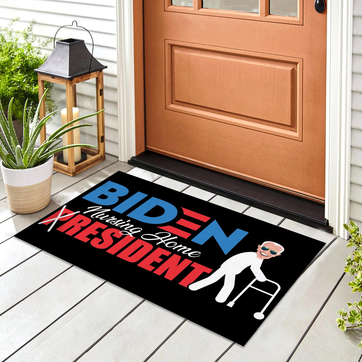 LV. Biden Nursing Home doormat Doormat mockup 8
