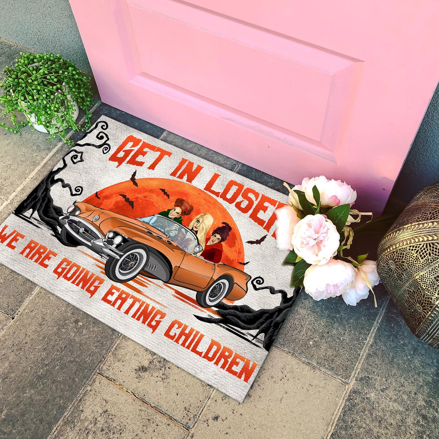 3KNG. Eating Children(5) Doormat mockup 4