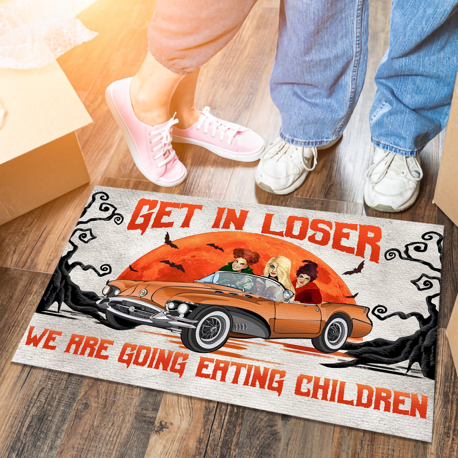 3KNG. Eating Children(5) Doormat mockup 6