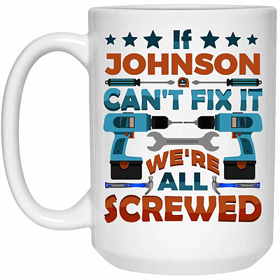 15 oz. White Mug