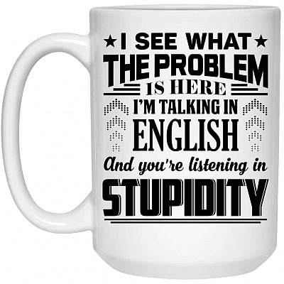 15 oz. White Mug
