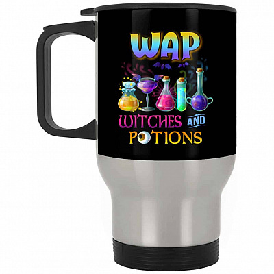 14 oz. Silver Travel Mug