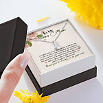 To My Bonus Mom Thank You For Loving Me As Your Own Alluring Beauty Necklace - Step Mom Stepmother Gifts