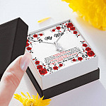 To My Wife How Can I Properly Thank The Person Who Always Brings The Best Put Of Me Alluring Beauty Necklace