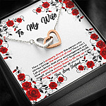To My Wife How Can I Properly Thank The Person Who Always Brings The Best Put Of Me Joined Interlocking Hearts Necklace