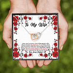 To My Wife How Can I Properly Thank The Person Who Always Brings The Best Put Of Me Joined Interlocking Hearts Necklace