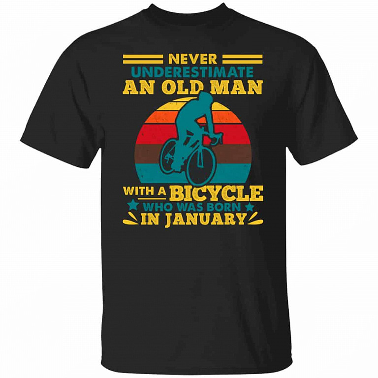 January Tee, Black, Unisex T-Shirt