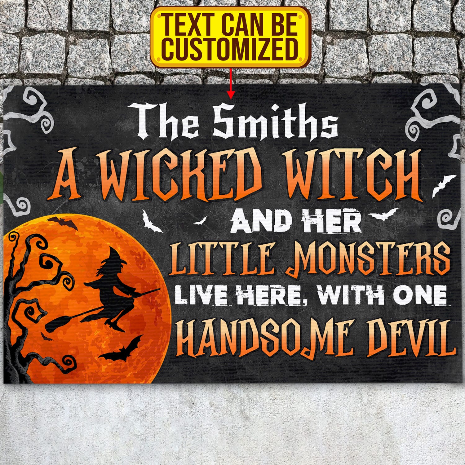 1VT. A Wicked Witch doormat mk2