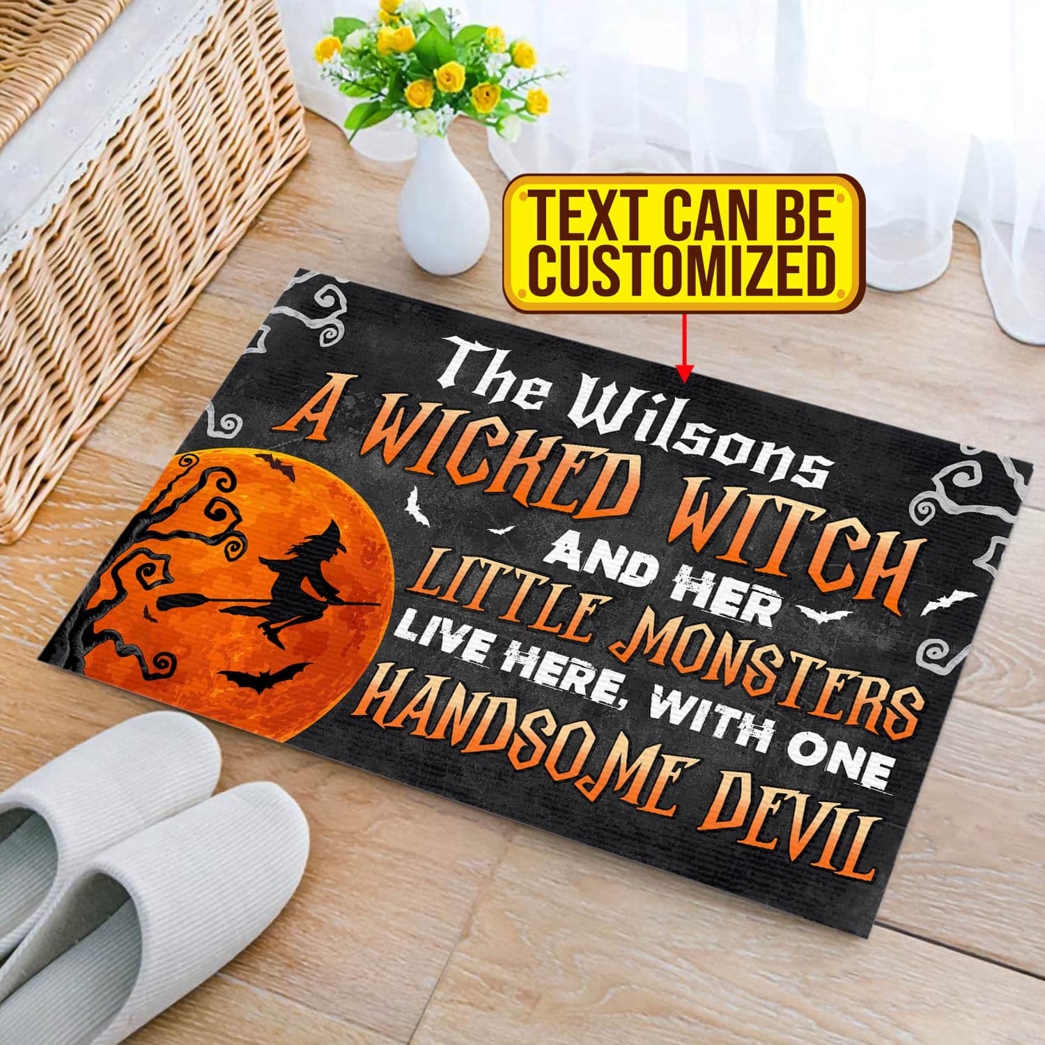 1VT. A Wicked Witch doormat mk3