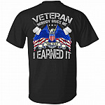 vet back t, Black, Unisex T-Shirt