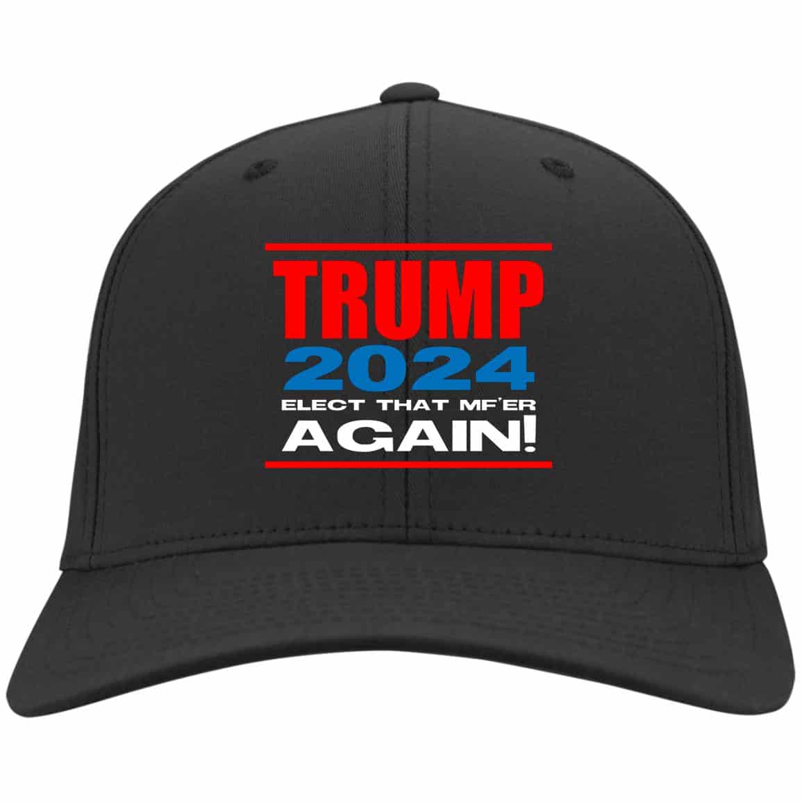 Political Elect That MF-ER, Black, Twill Cap