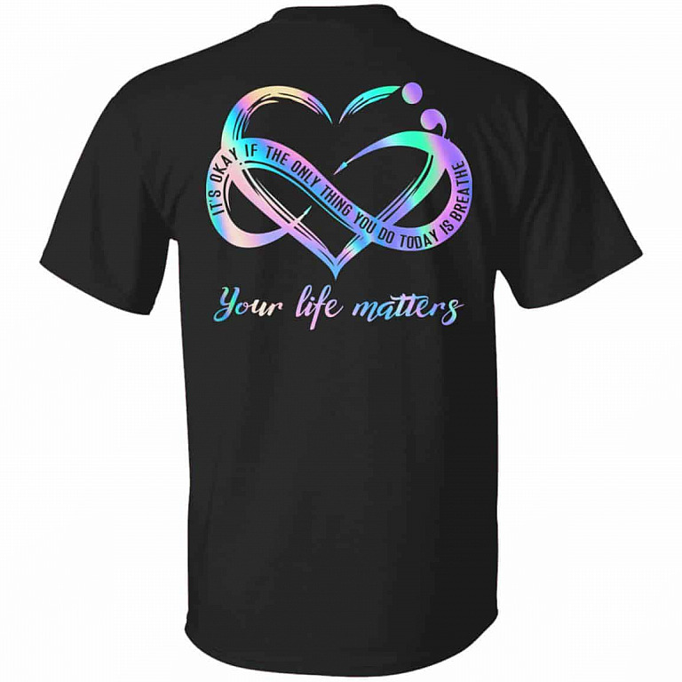 liffe tee, Black, Unisex T-Shirt