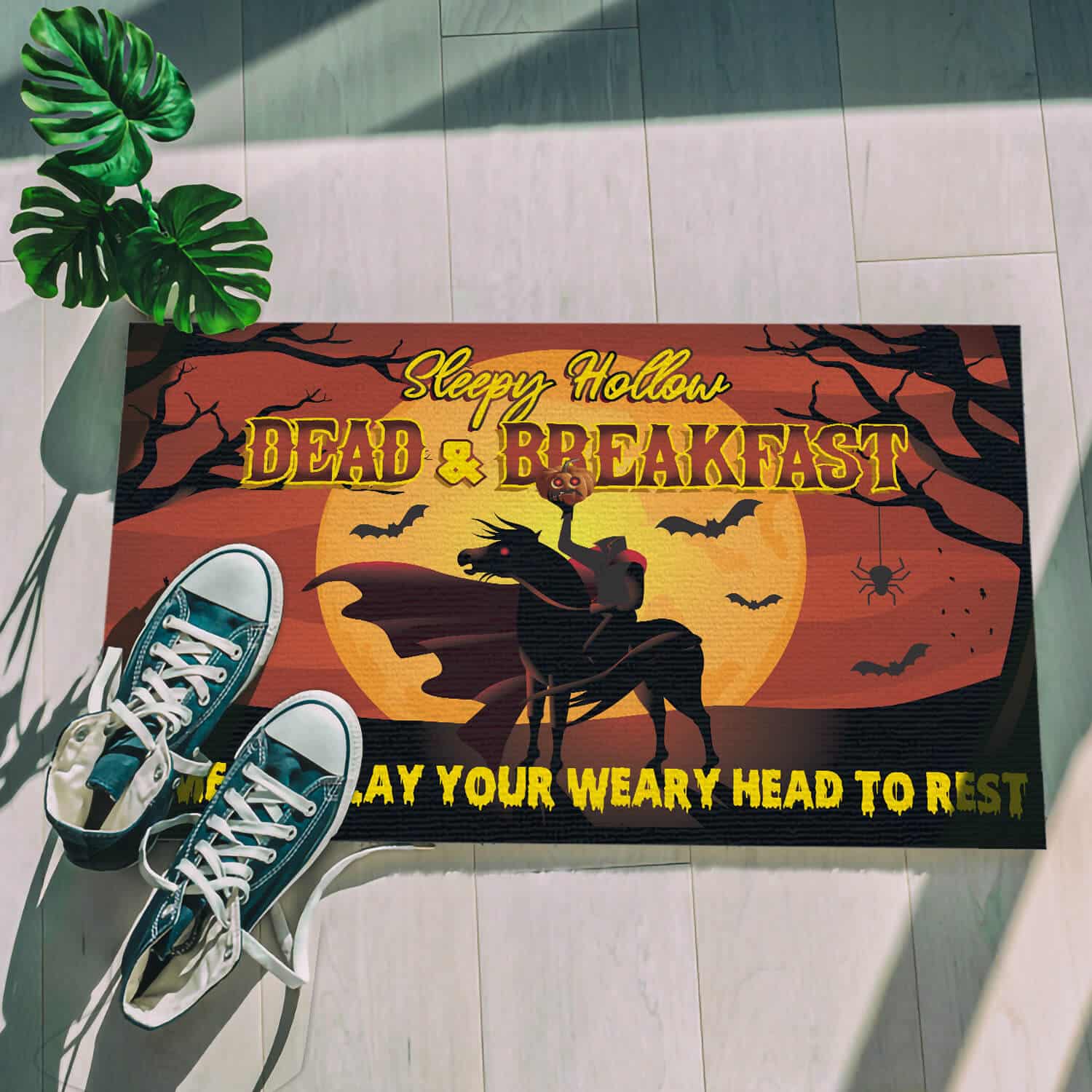 1HV. Sleppy Hollow Doormat Doormat mockup 5