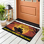 1HV. Sleppy Hollow Doormat Doormat mockup 8