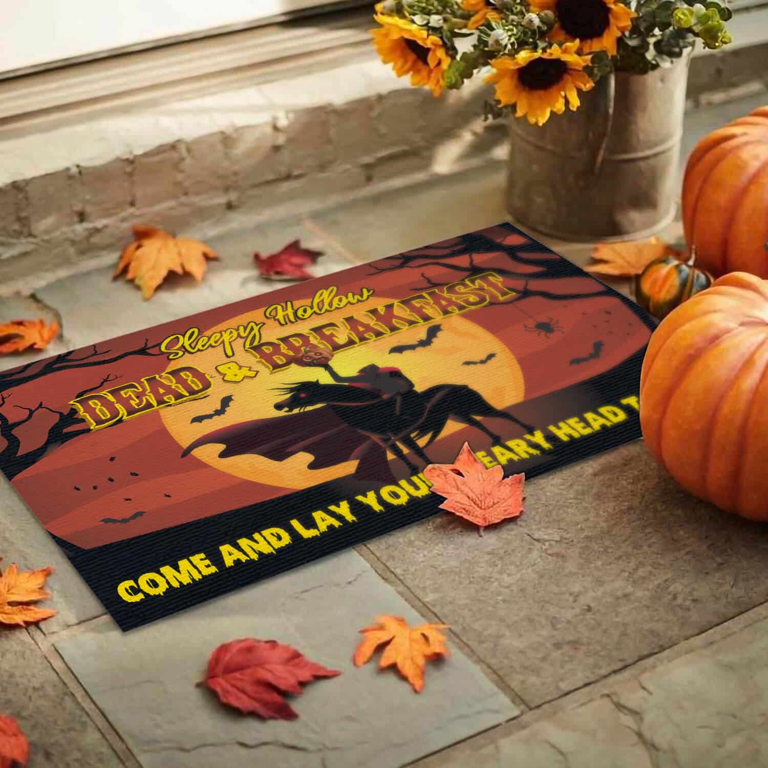 1HV. Sleppy Hollow Doormat Doormat mockup 9