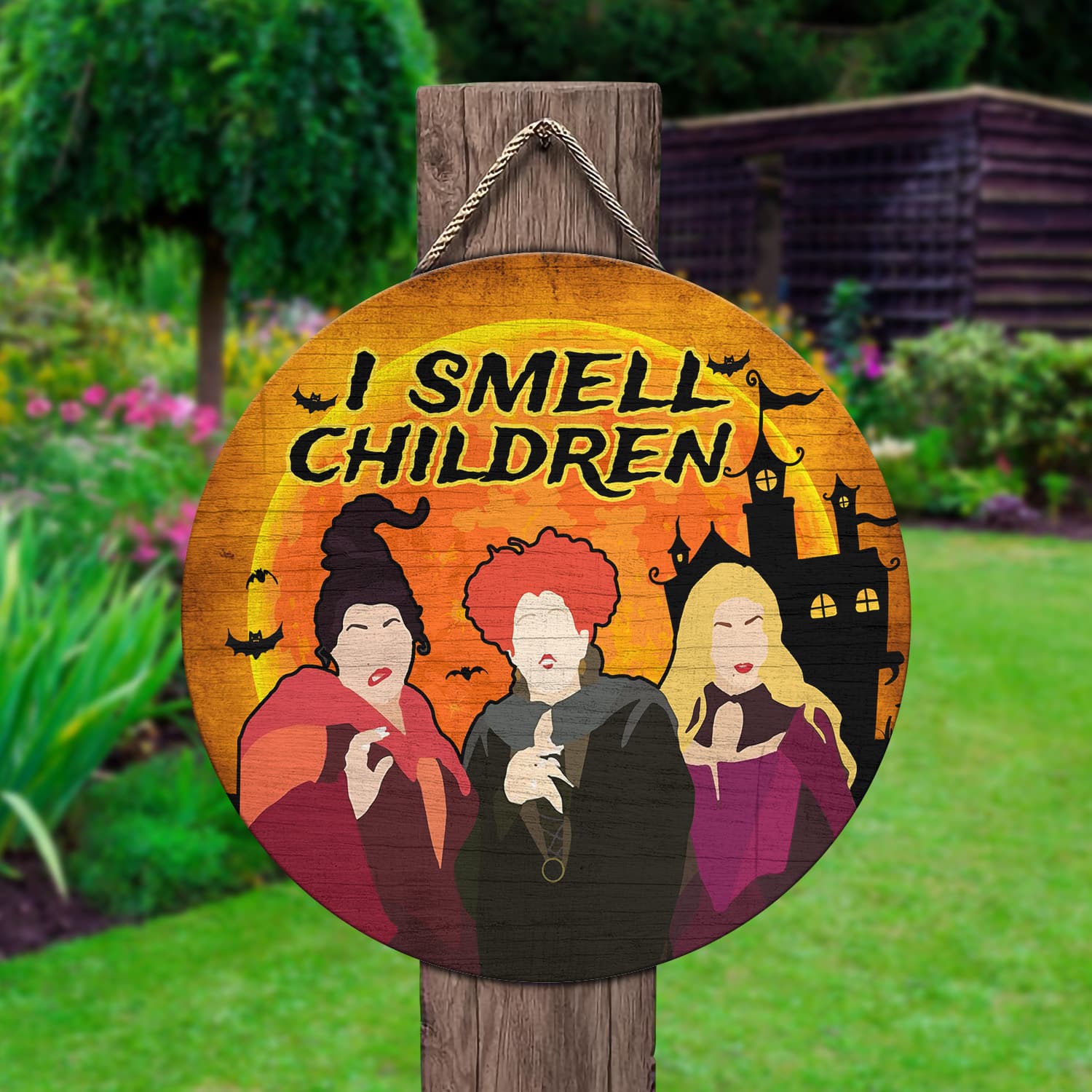 1. I Smell Children (4) Door Sign Mockup 2