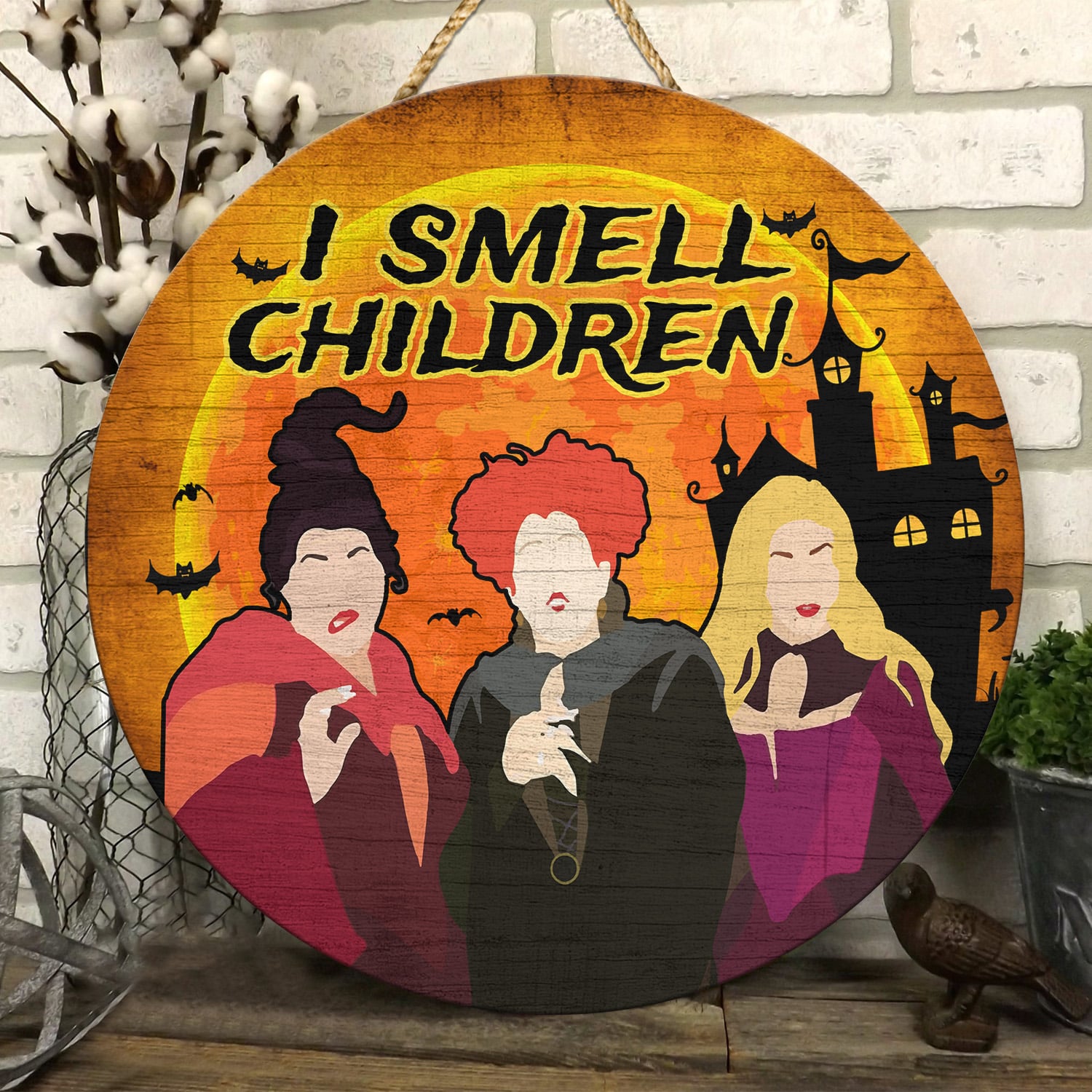 1. I Smell Children (4) Door Sign Mockup 6