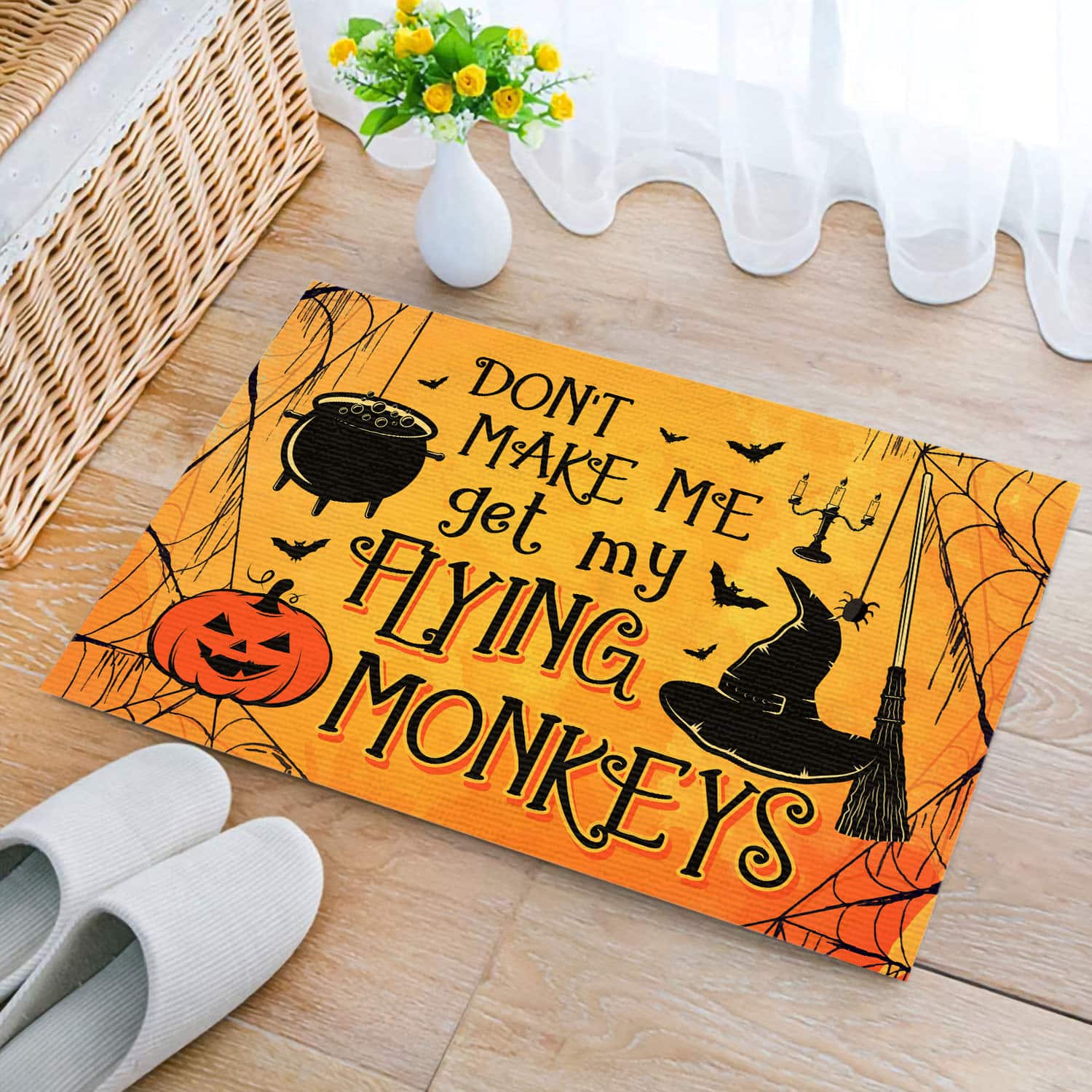 1Th. Flying Monkeys Doormat Doormat mockup 2
