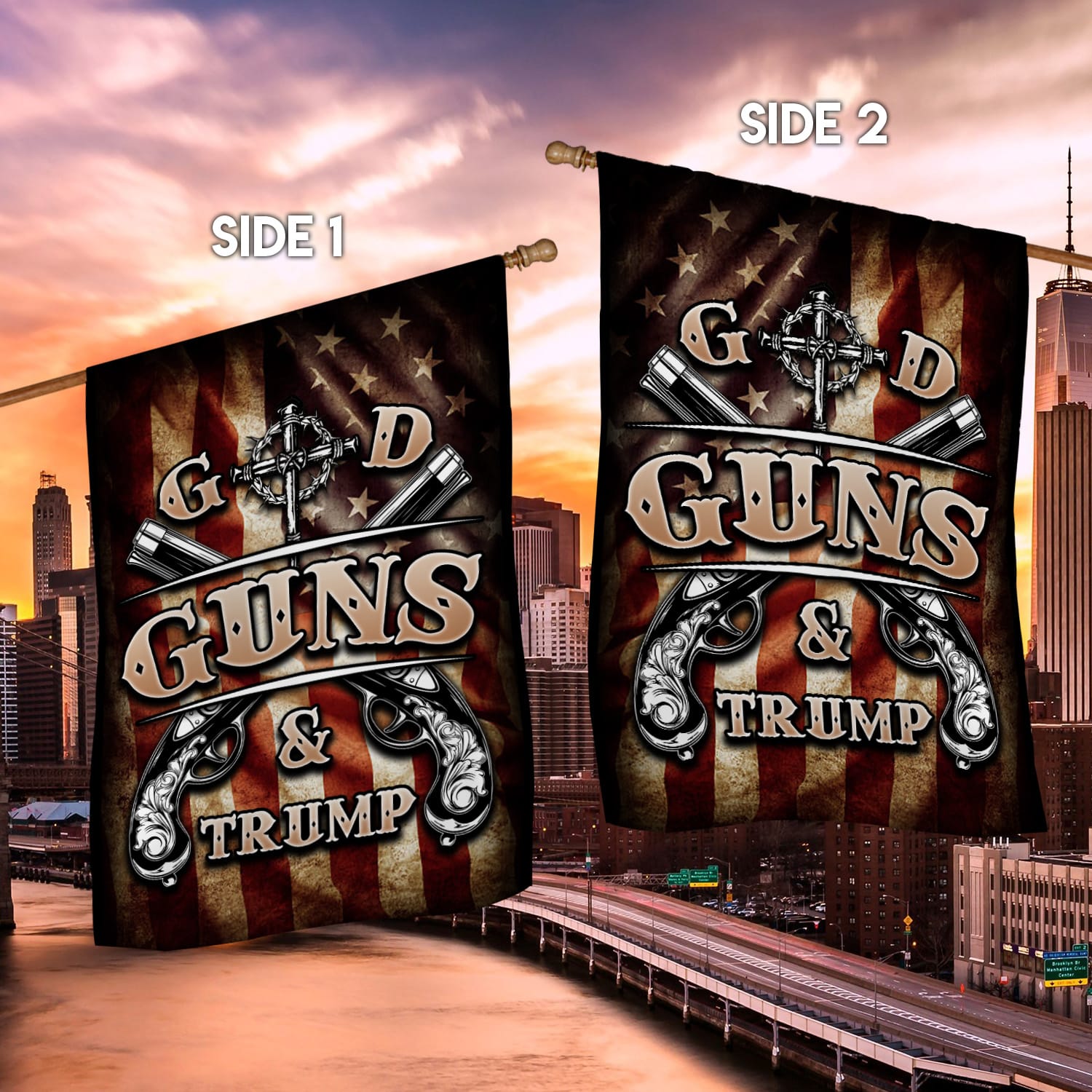 30x40 House Flag Mockup 2 Side-2