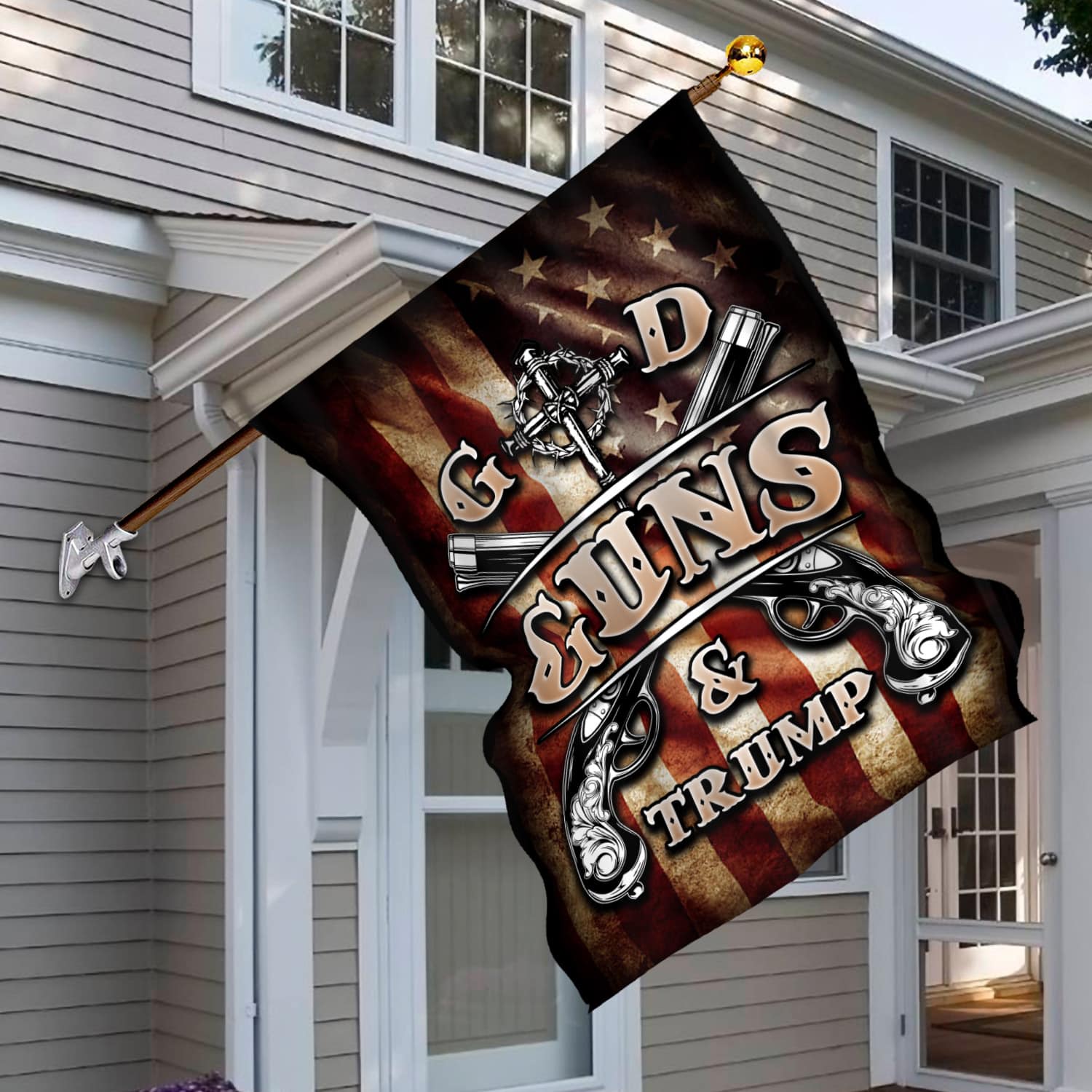 30x40 House Flag Mockup 6