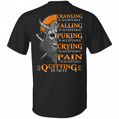 quit, Black, Unisex T-Shirt