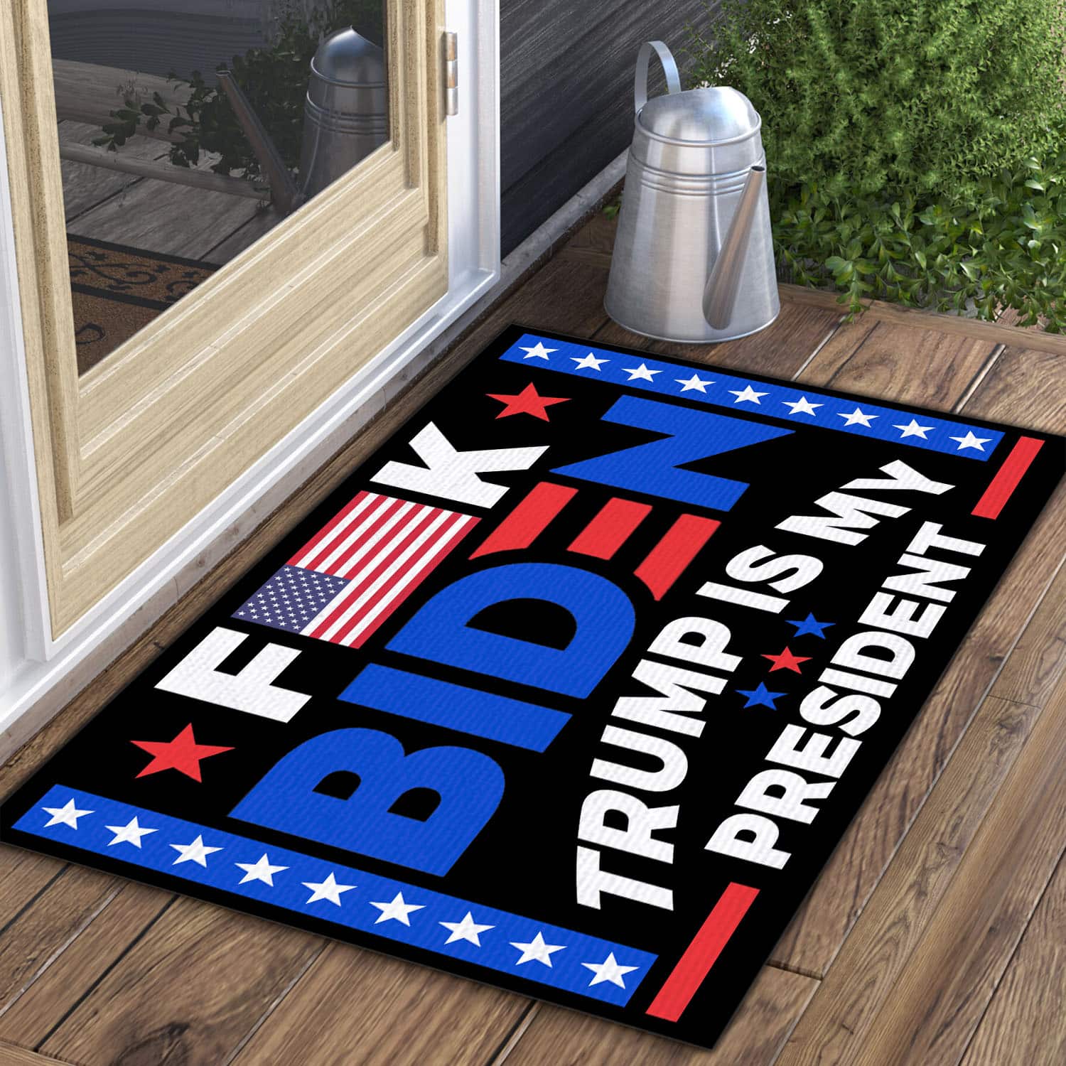 47 HG. Fuck Biden Trump President (4) Doormat Mockup 3