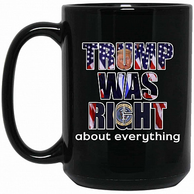 15 oz. Black Mug