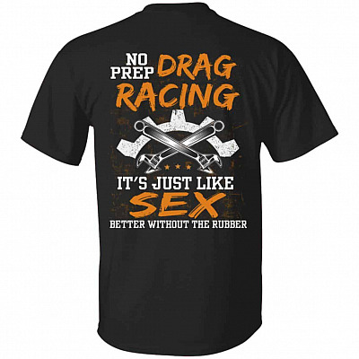 no prep shirt, Black, Unisex T-Shirt