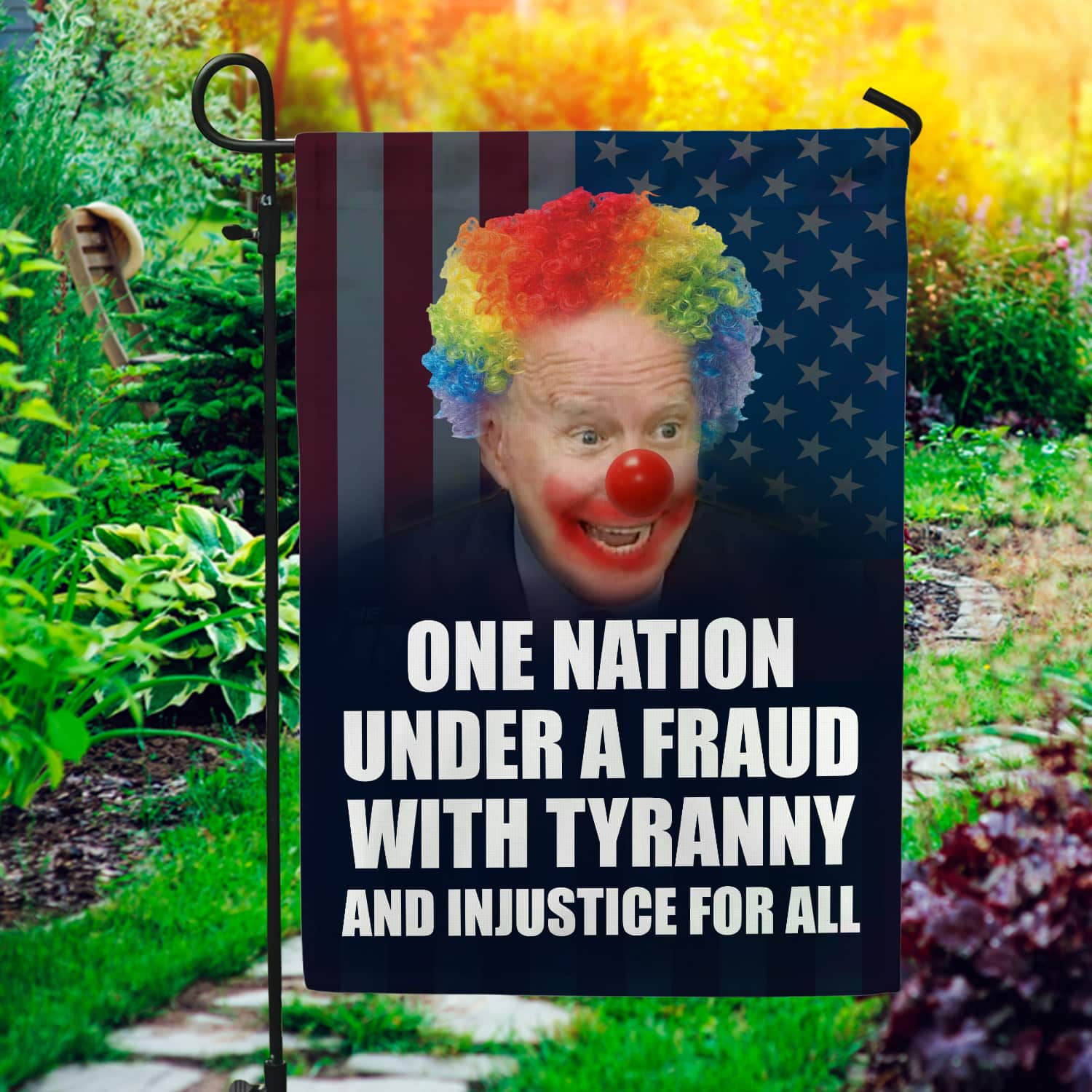 SIDE 1 30X40 Garden Flag Mockup 1